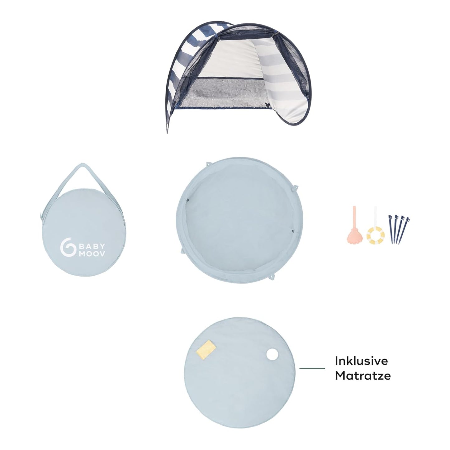 3in1 Strandmuschel Aquani, Marinière