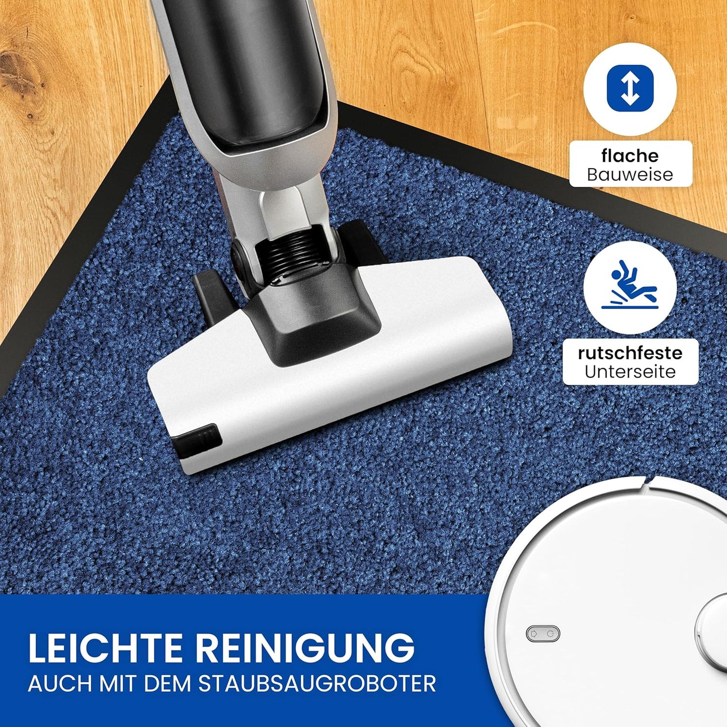 Schmutzfangmatte, 60x80 Blau