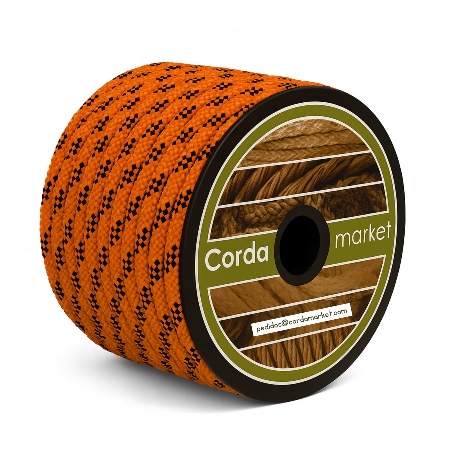 Seil für Outdoor-Aktivitäten, Neon-orange Klassisch