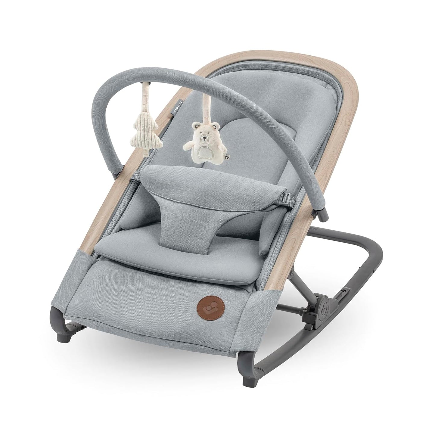 Kori 2-in-1-Babywippe mit Spielzeugbogen, Beyond Grey