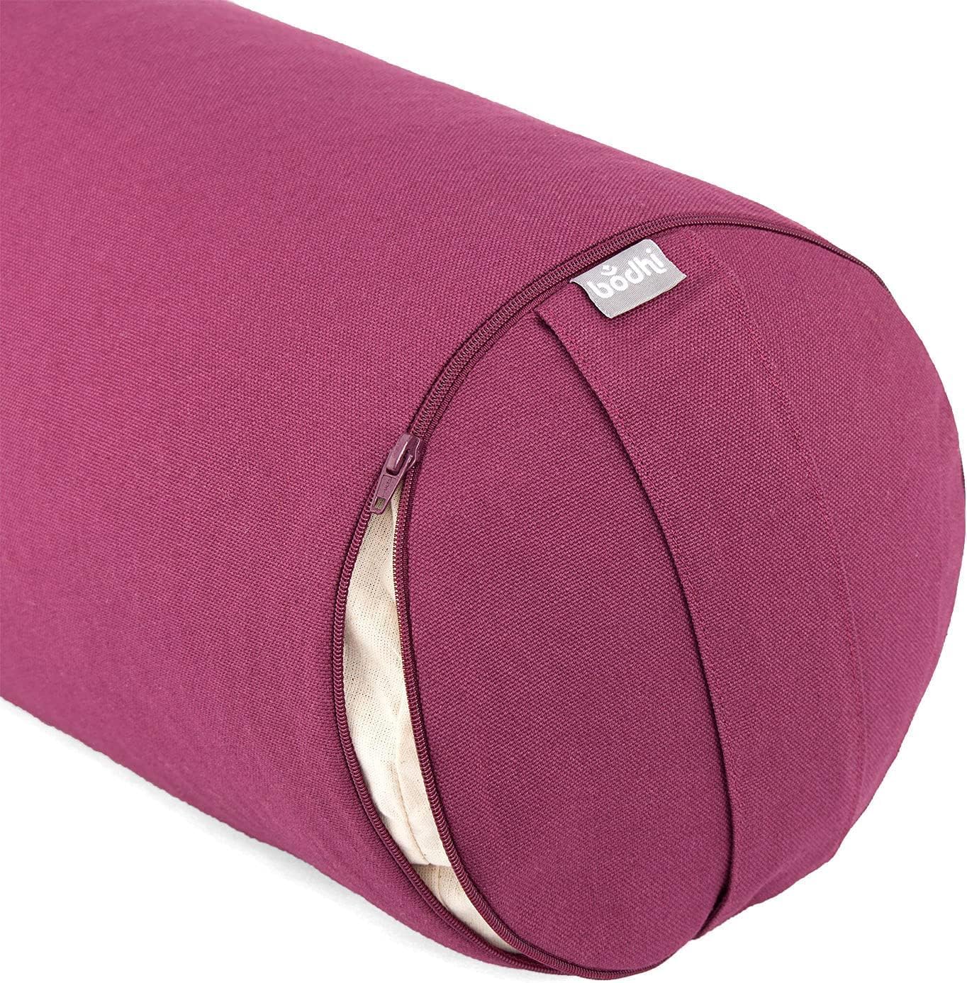 Yogarolle mit waschbarem Bezug, aubergine