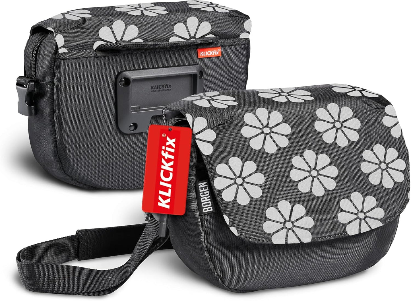 Lenkertasche KLICKfix, Ohne Adapter, Blume Reflektor