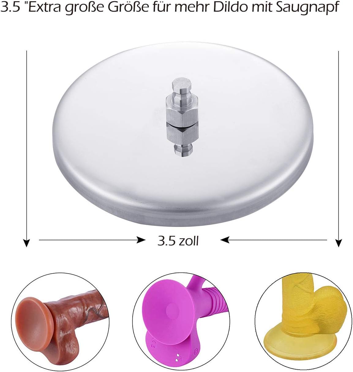 Saugnapf Adapter mit KlicLok System, Saugnapf