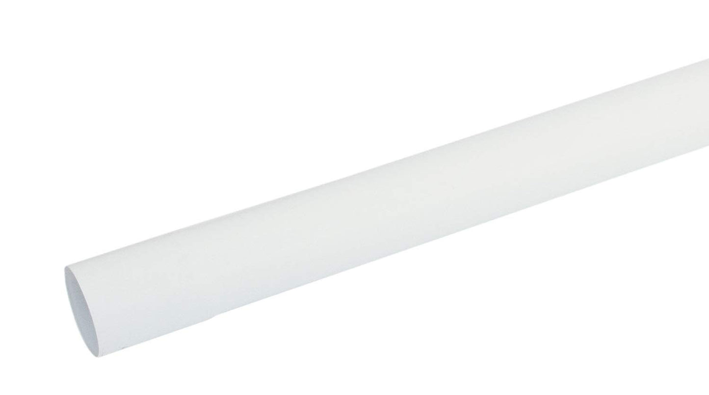 Fallrohr mit Muffe, 60 mm, 1 m