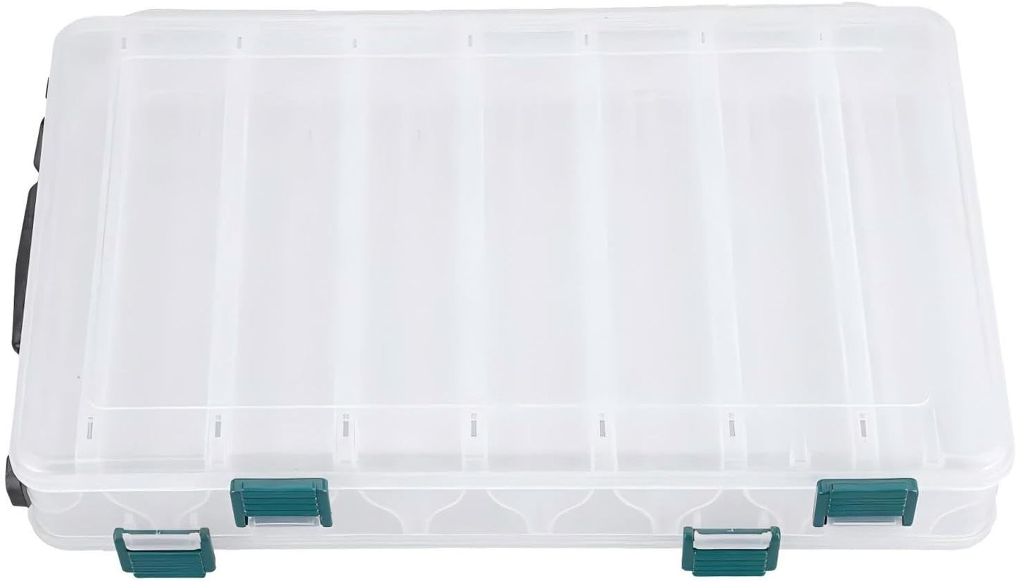 Doppelseitige Köderbox mit 14 Slots, 14 Slots