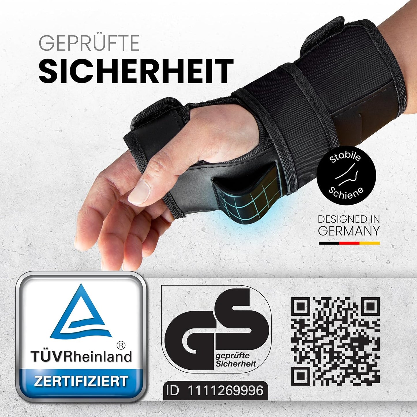 6-teiliges Inliner-Schoner-Set, M - Jugendliche ab 12 Jahren BLACK