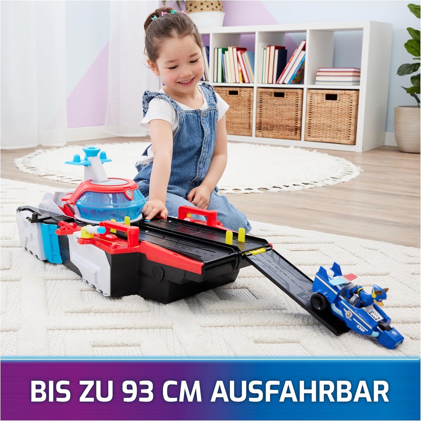 Mighty Kinofilm Hauptquartier Spielset mit Fahrzeug