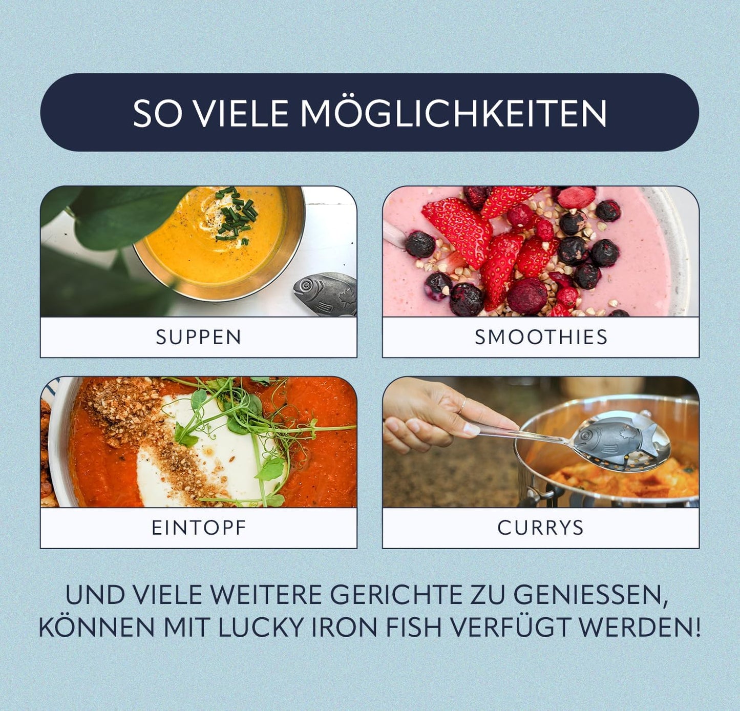 Eisenanreicherungs-Fisch für Speisen & Getränke