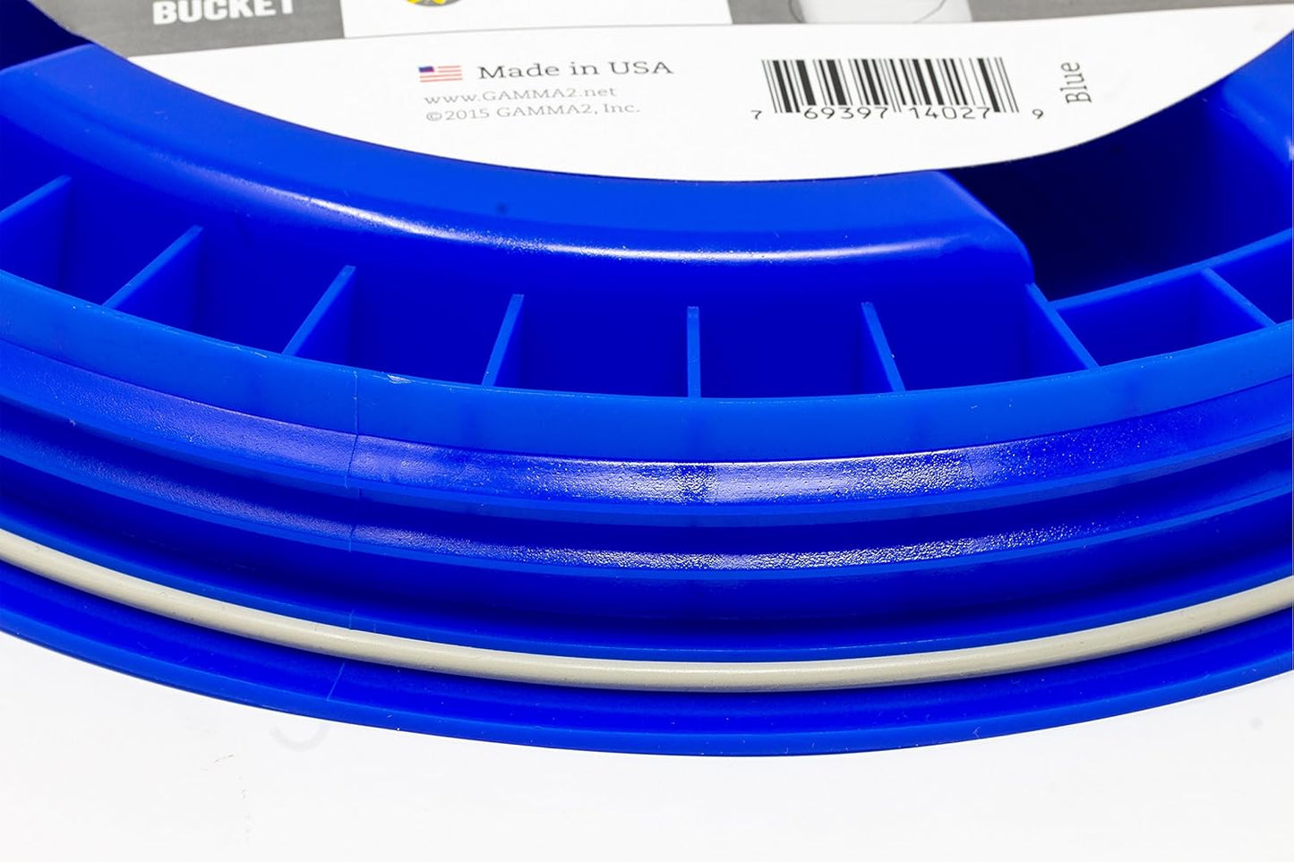 Gamma Seal Eimerdeckel für Grit Guard Wasch-Eimer, Blau
