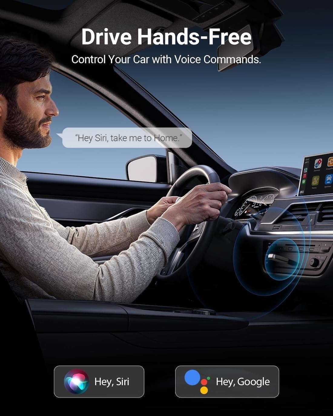 Kabelloser CarPlay & Android Auto Adapter