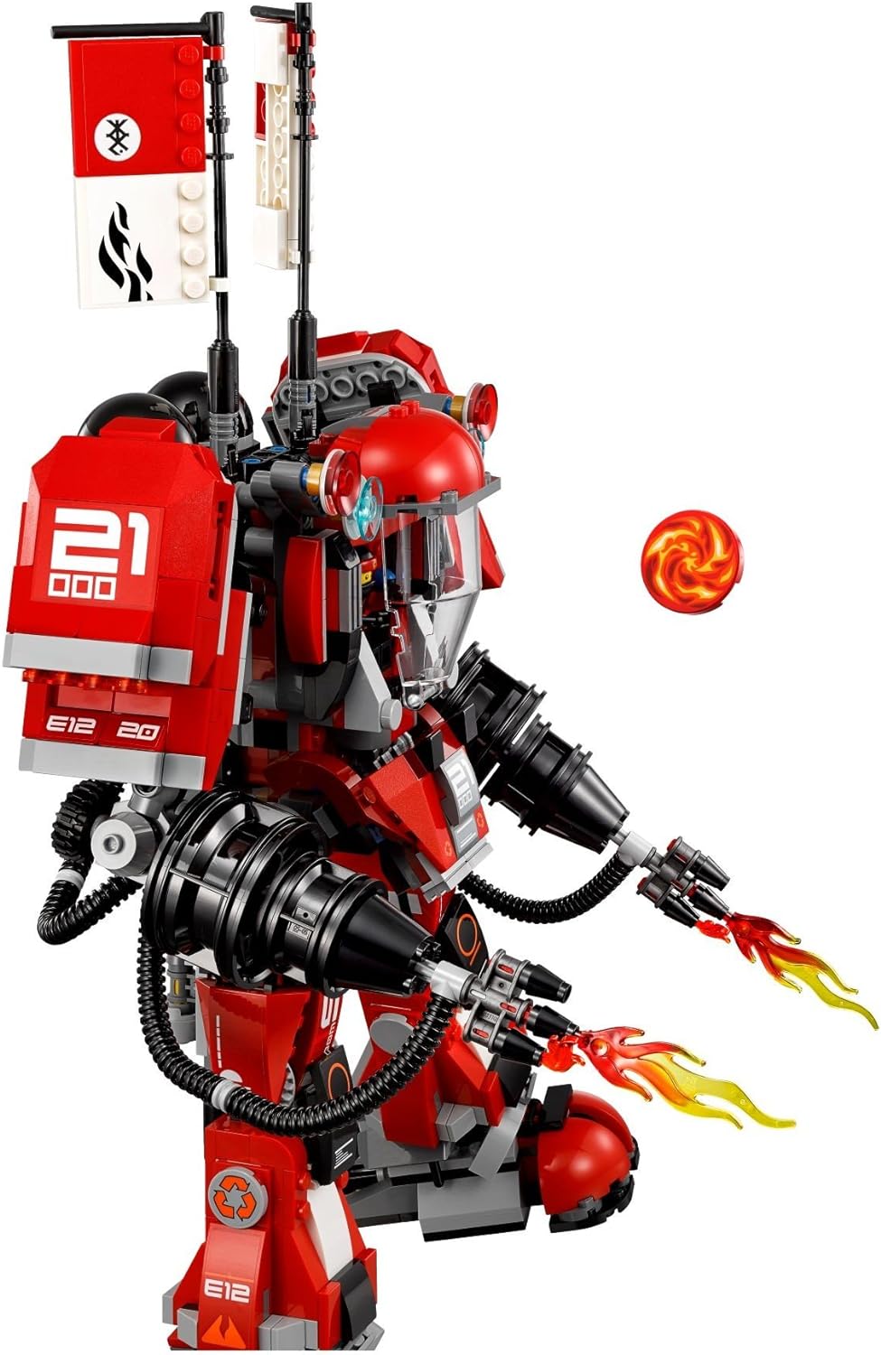 Ninjago - Movie Kai's Feuer-Mech (70615), Single