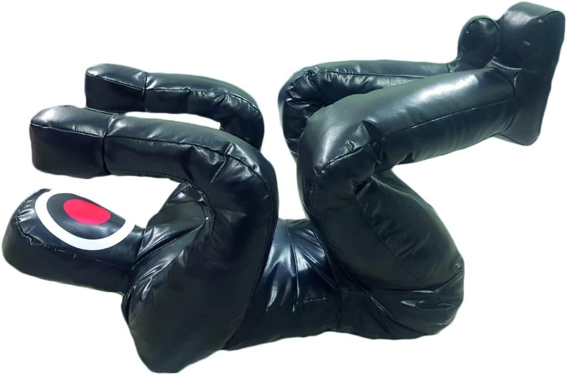 MMA Grappling Dummy für Selbstverteidigungstraining, Schwarz