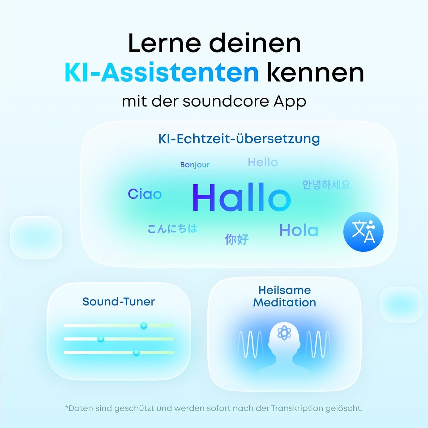 Liberty 4 Pro Noise Cancelling Earbuds, Blau Hochglanz
