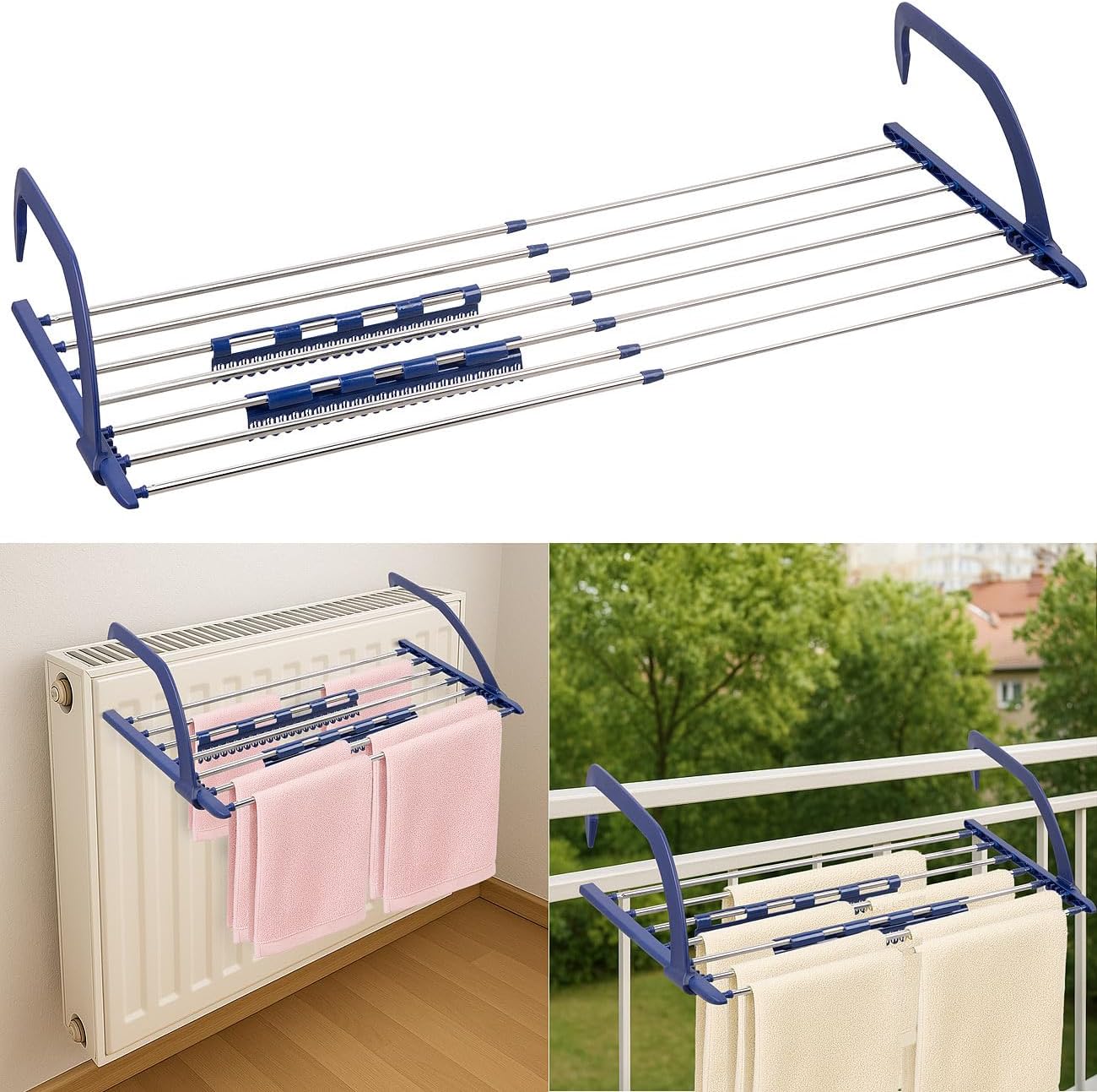 Wäschetrockner für Heizkörper & Balkon