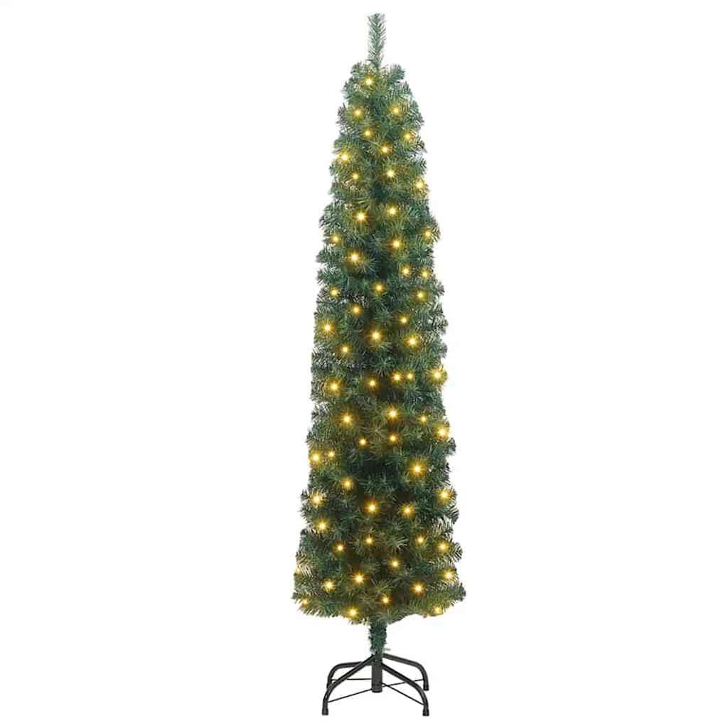 Künstlicher Weihnachtsbaum mit LED-Beleuchtung, 180 cm Grün