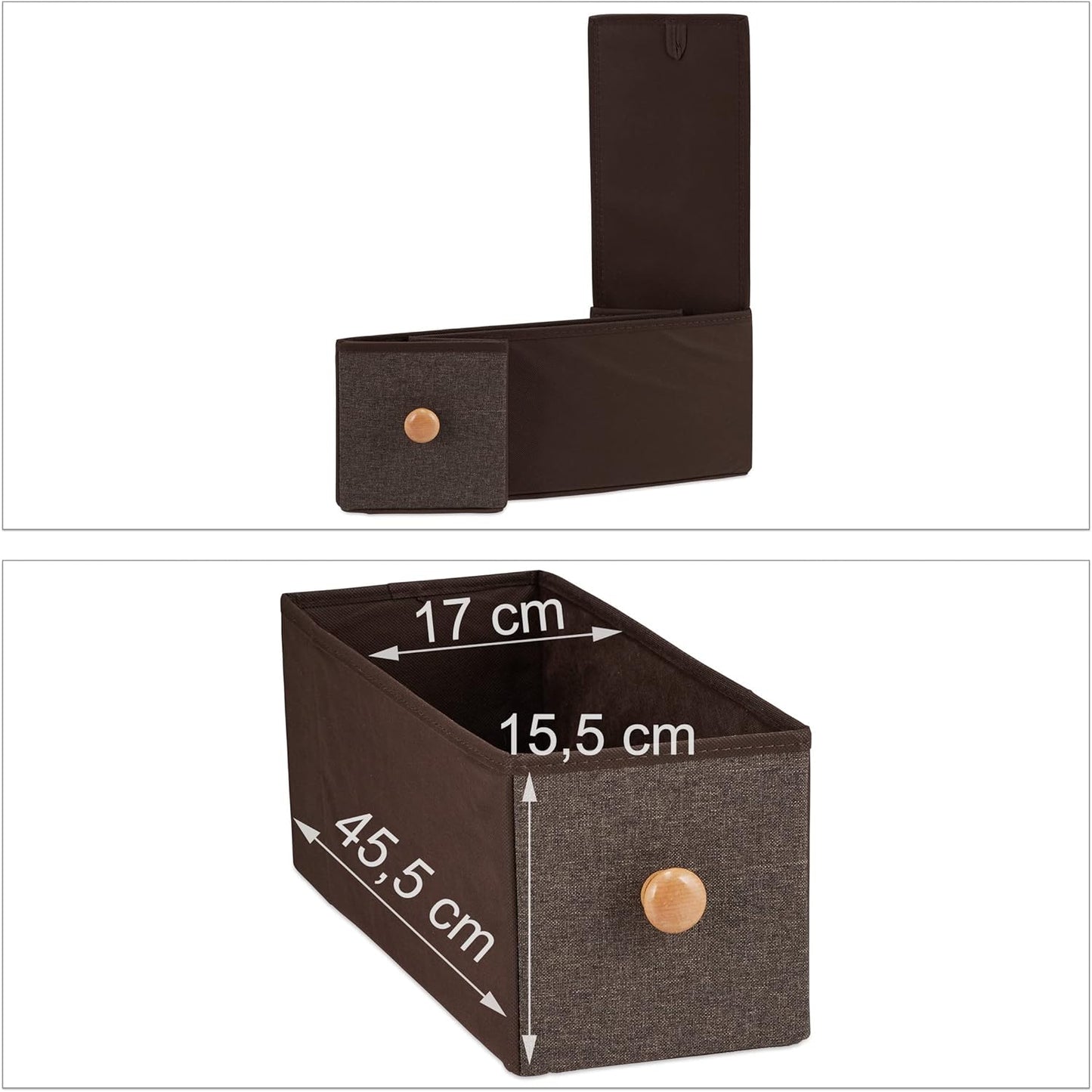 Schubladenschrank Stofffächer
