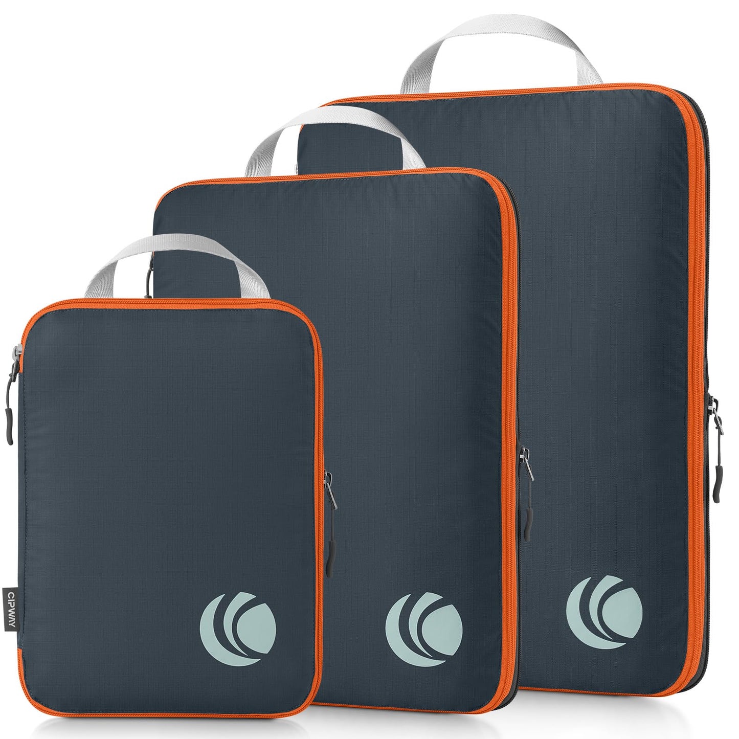 Kompressions-Packwürfel-Set, 3PCS Grau