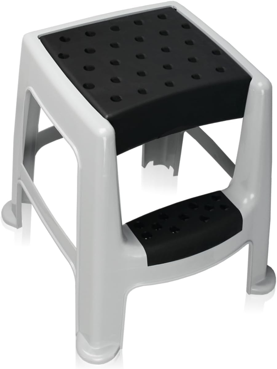 Tritthocker 2 Stufen mit Staufach