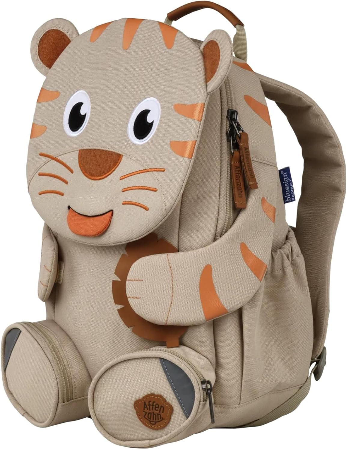 Kinderrucksack Grosser Freund, 8 L Pure Tiger - Beige