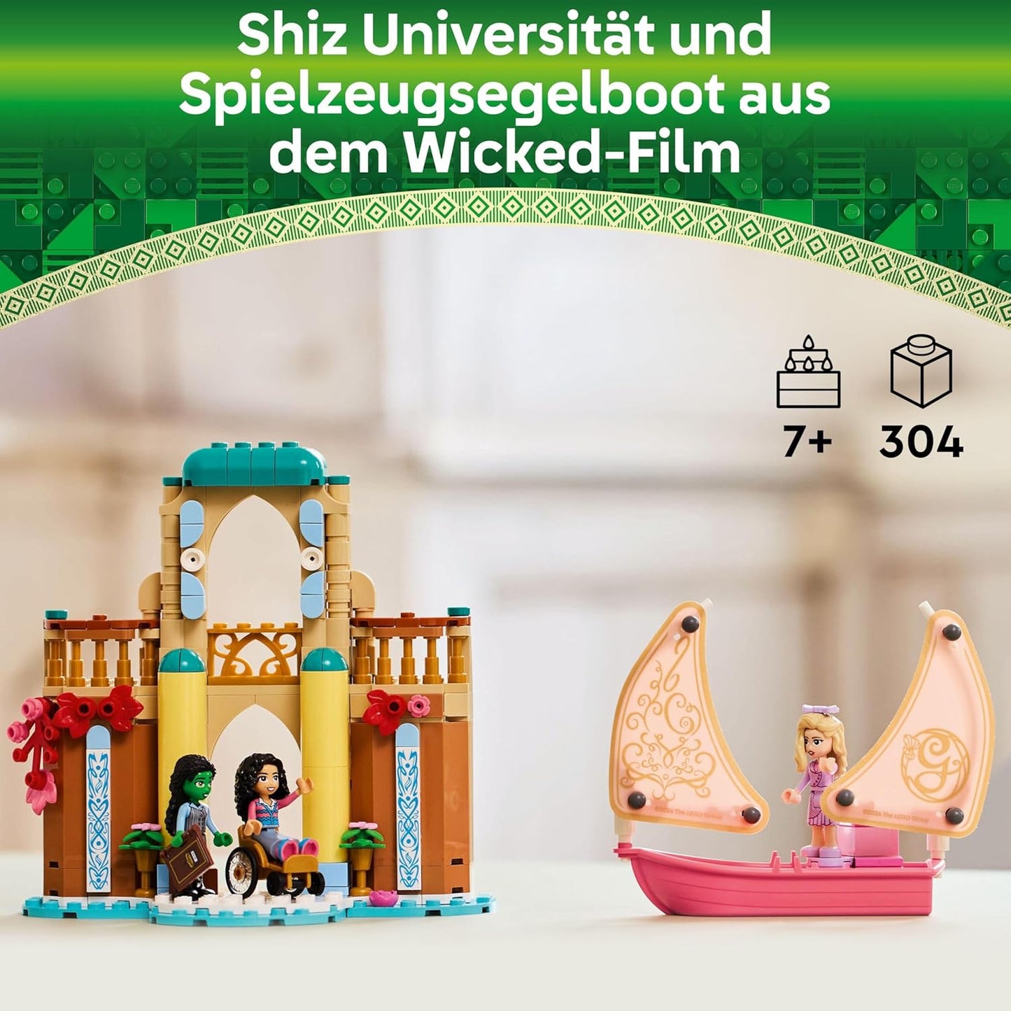 Glinda, Elphaba und Nessarose an der Universität Shiz
