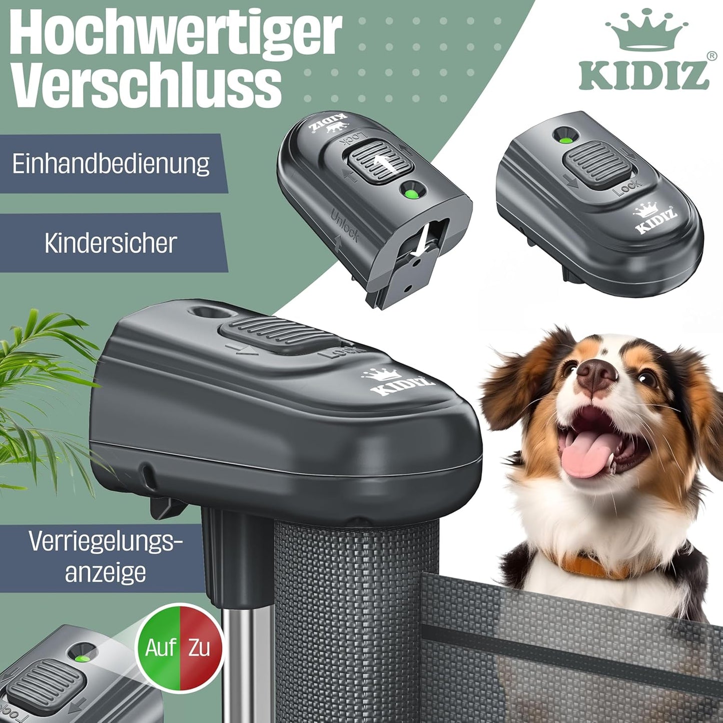 Ausziehbares Treppenschutzgitter, 0-180cm Anthrazit