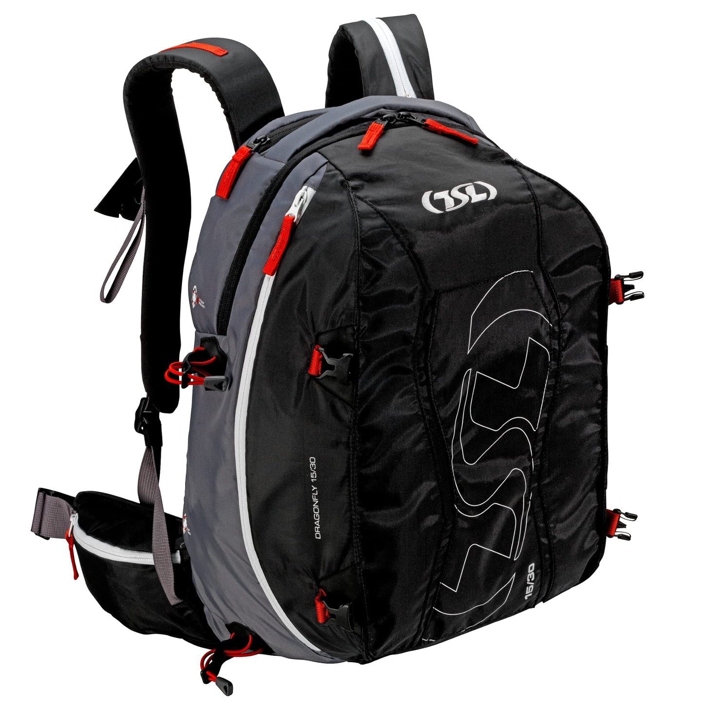 Schneeschuh-Rucksack Dragonfly, 50 x 25.5 x 23.5 cm, 30 Liter Grau