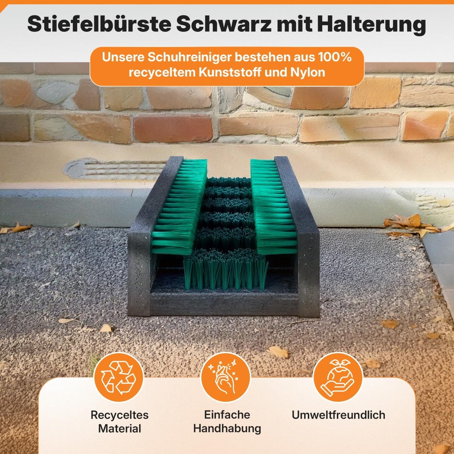 Schuhabstreifer für Aussenbereich, 30x27cm Grün