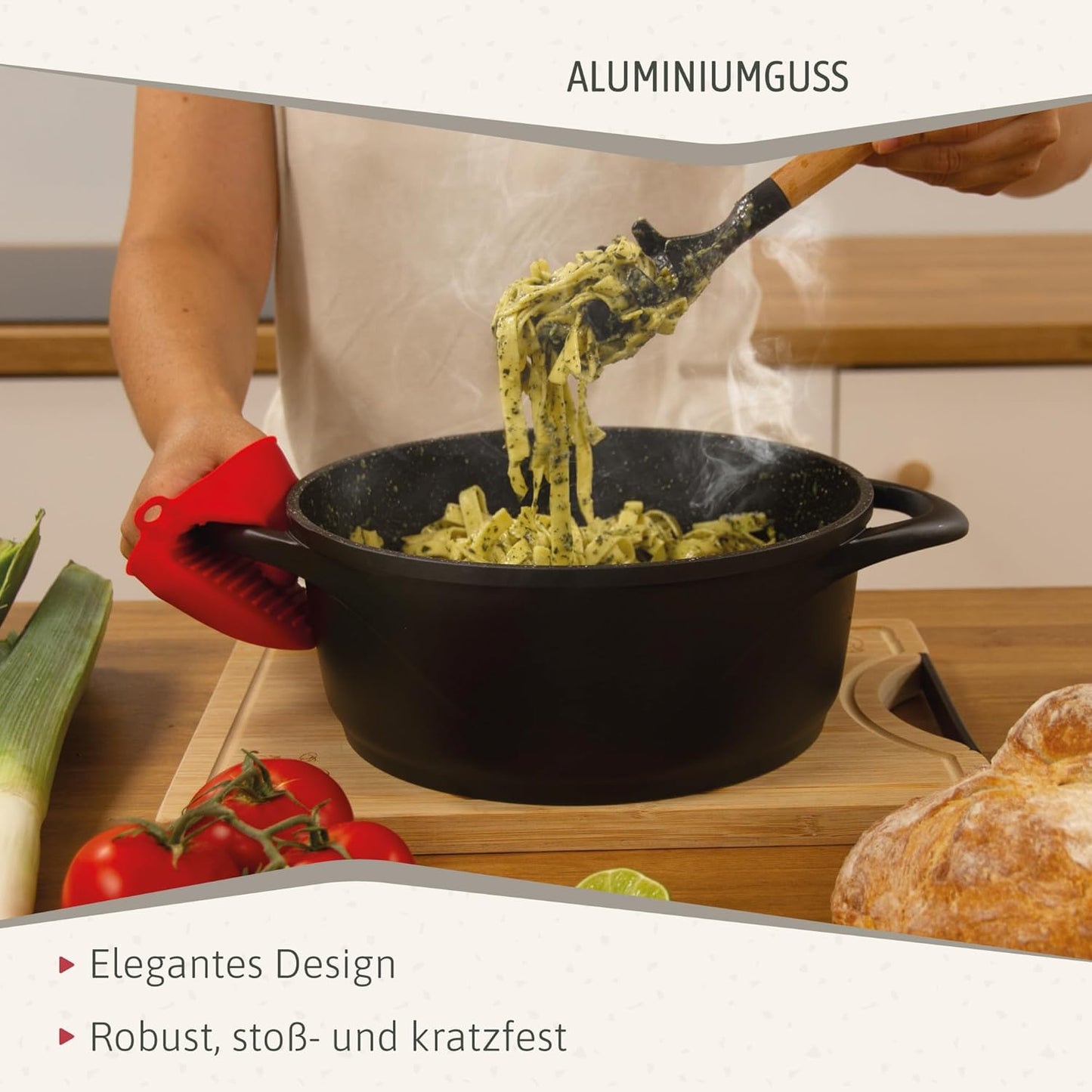 6-teiliges Induktion-Kochtopfset MGK-18S