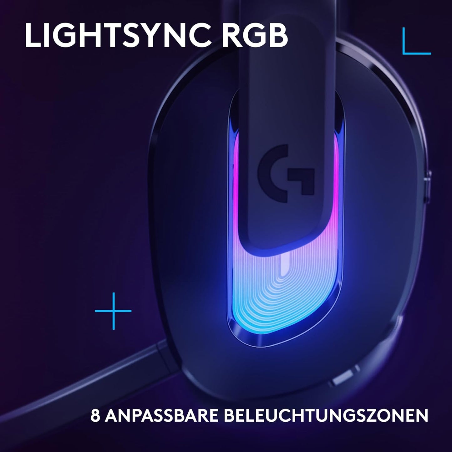 G522 Lightspeed Gaming-Headset, G522 Headset Schwarz