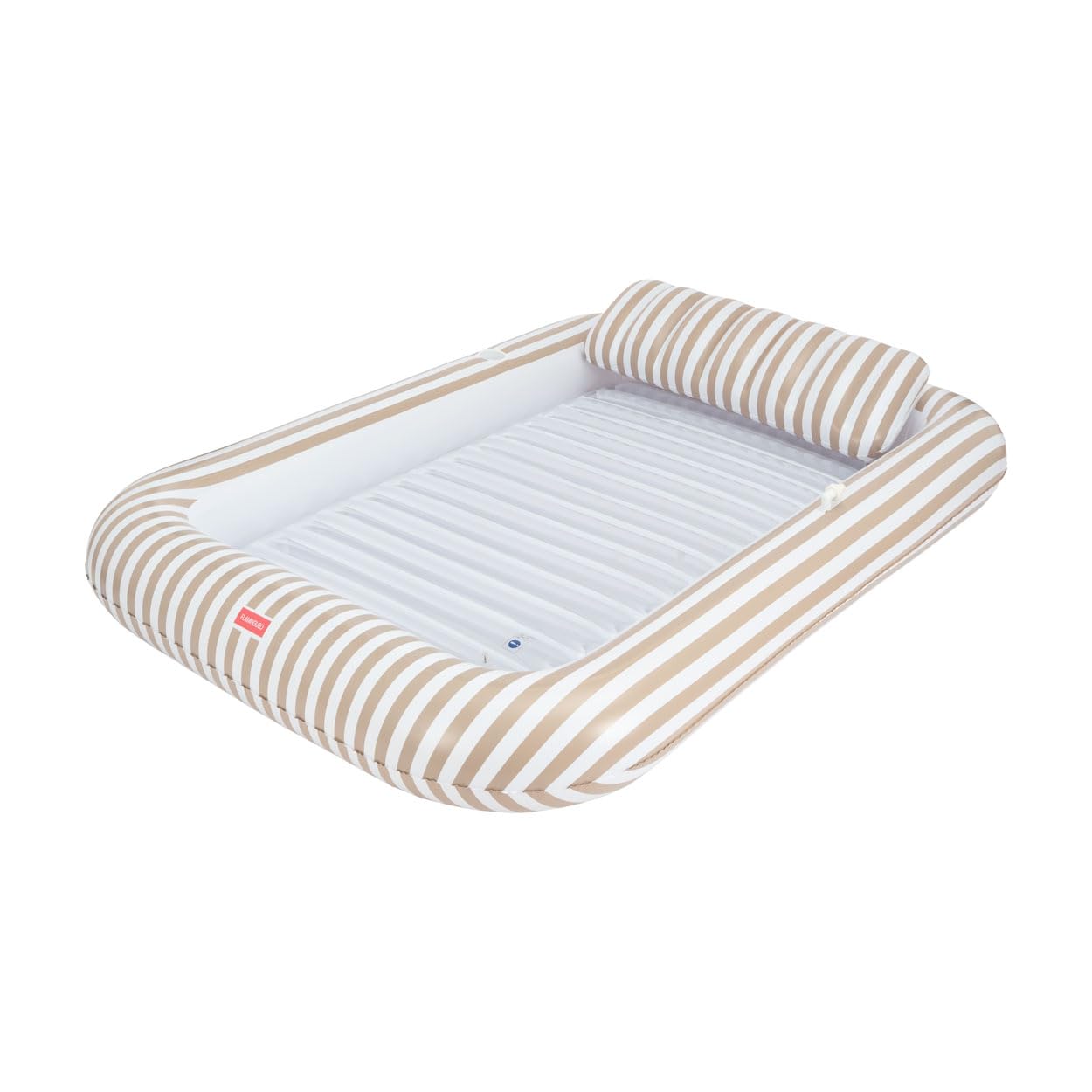 Luftmatratze mit Getränkehalter & Sprinkler, Beige