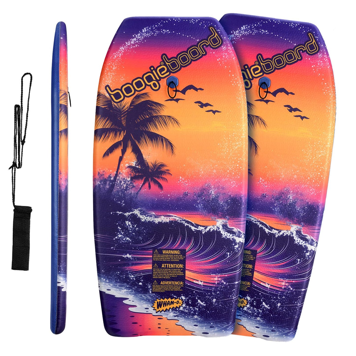 2er Bodyboard Set mit Leash (2er-Pack), BEACH 1