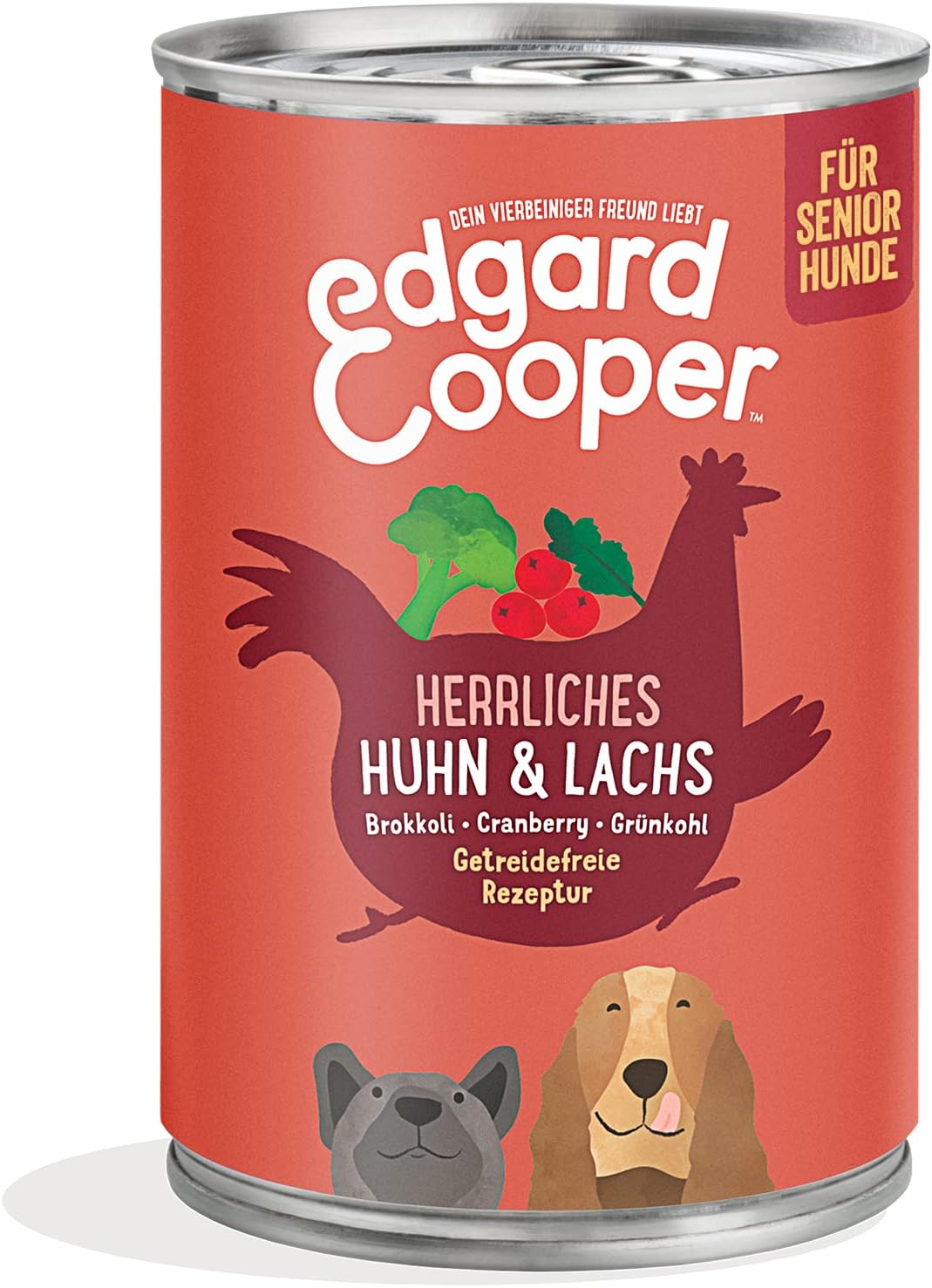 Hundefutter nass, Senior Huhn/Lachs