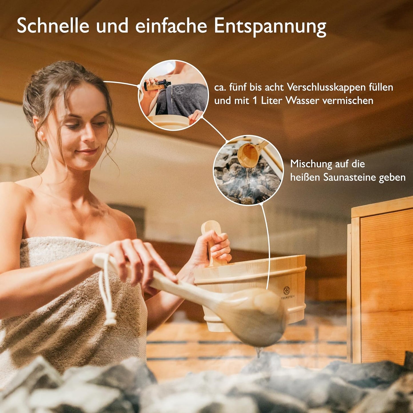 Saunaaufguss Auszeit