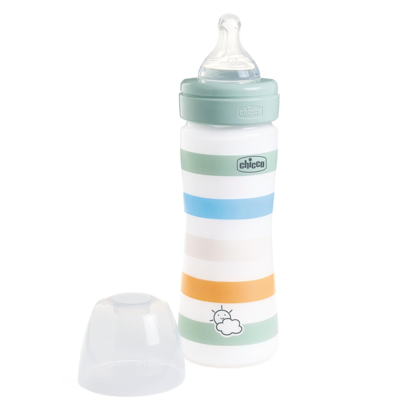 5-teiliges Erstausstattungsset mit Babyflaschen & Schnuller, Blau 5 Stück (1er Pack)
