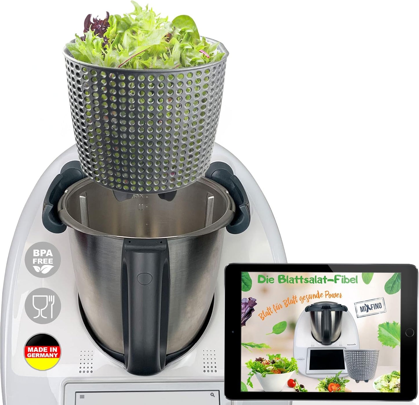 Salatschleuder für Thermomix TM7/TM6/TM5, Tm7/6/5 Salatschleuder