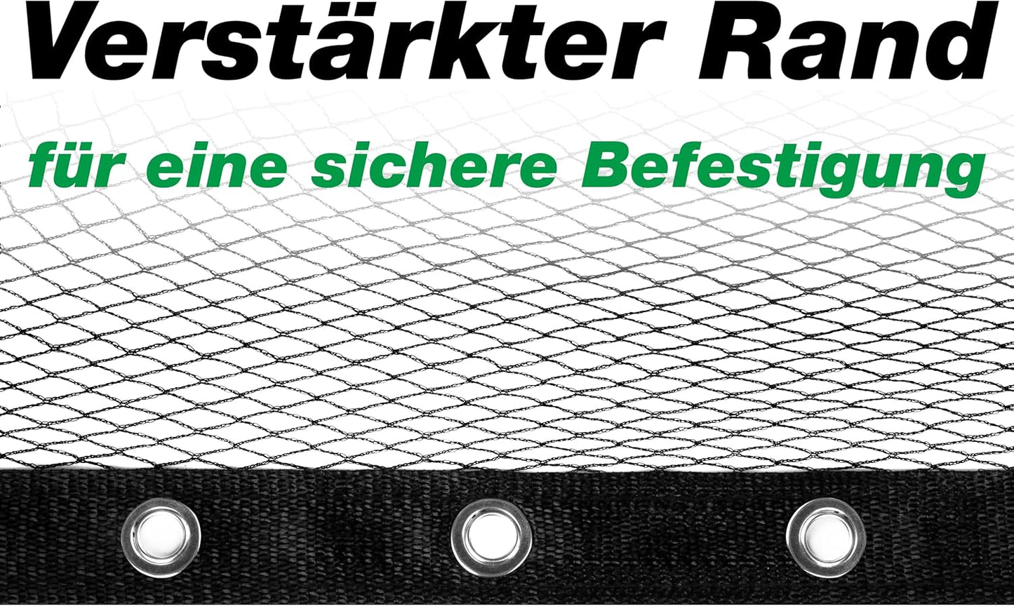 Teichabdeckung, 6x10m, mit Erdspiessen, 6x10m