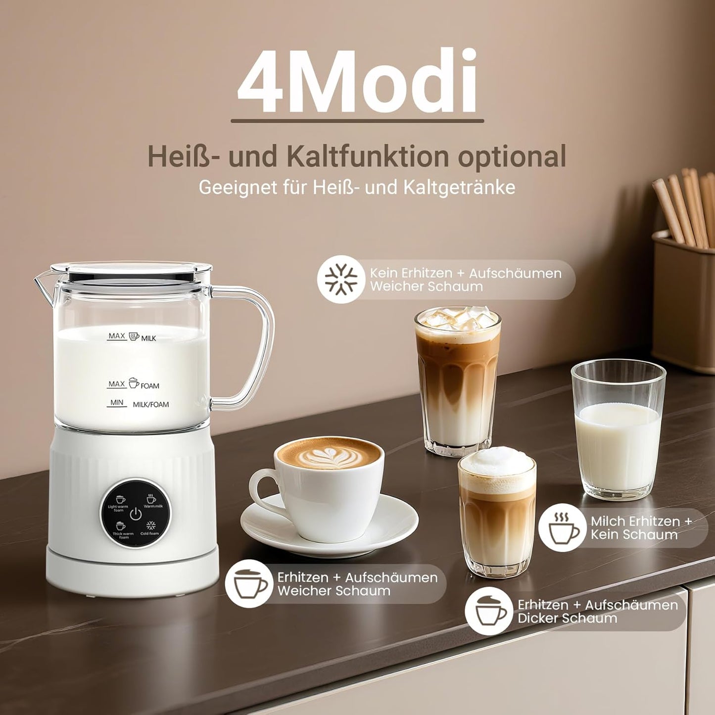Elektrischer Milchaufschäumer