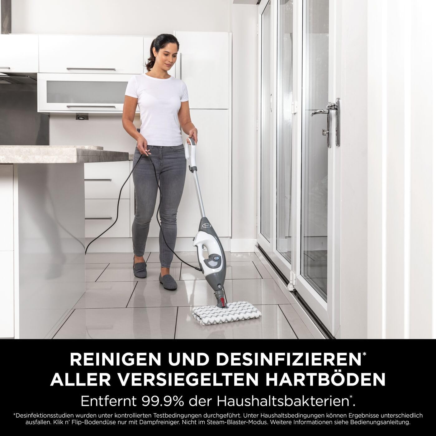 Dampfreiniger S6005EU Klik n' Flip & Handheld-Set, Klik n' Flip & Handheld