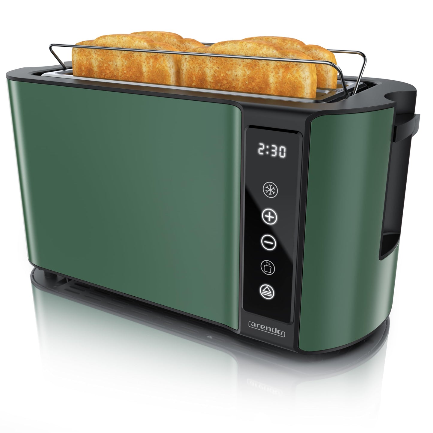 Langschlitz-Toaster mit Touchscreen, E: Grün