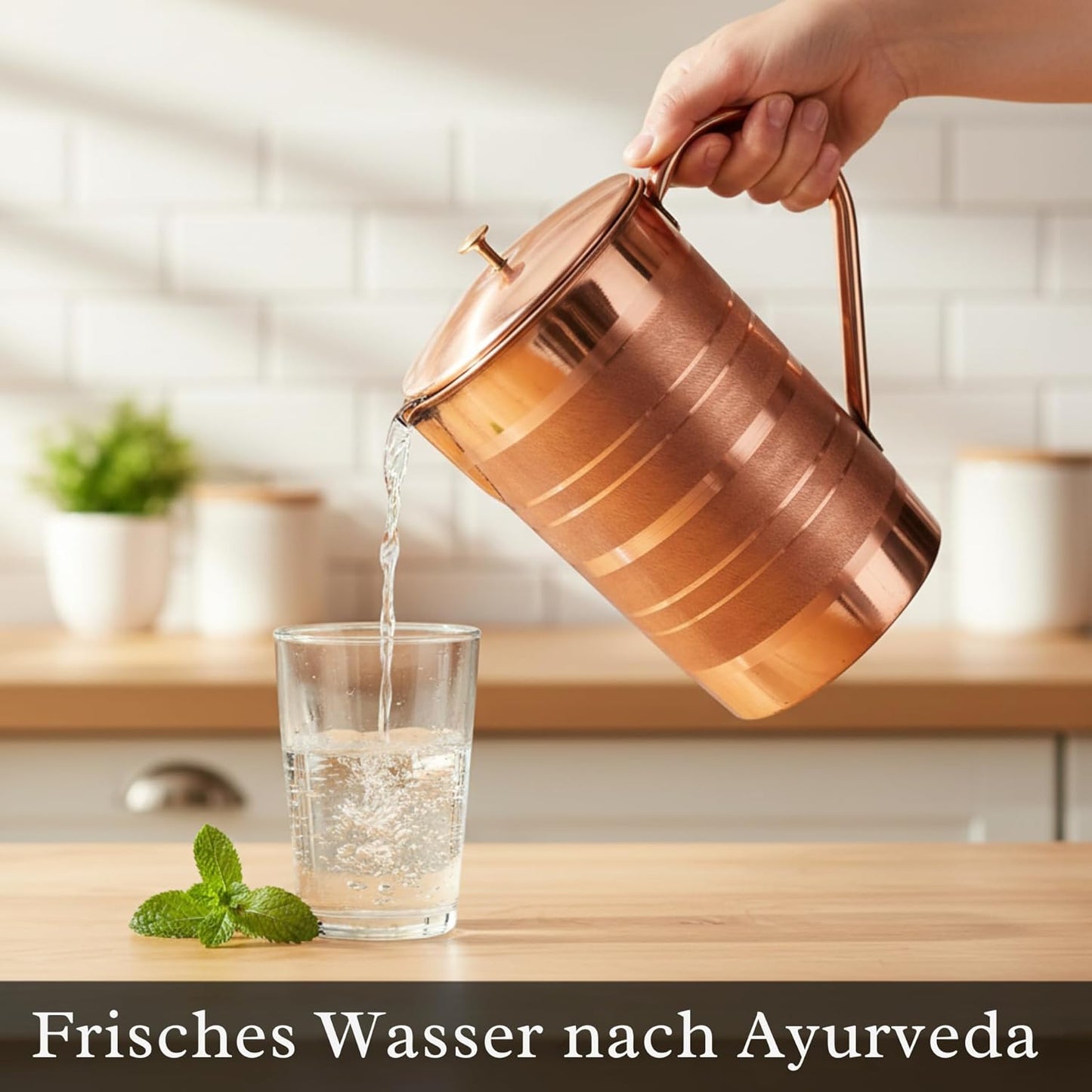 Kupfer-Wasserkrug