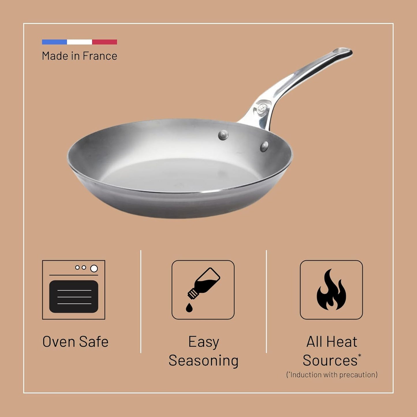 Bratpfanne Mineral B Element Pro, Durchmesser 28 cm
