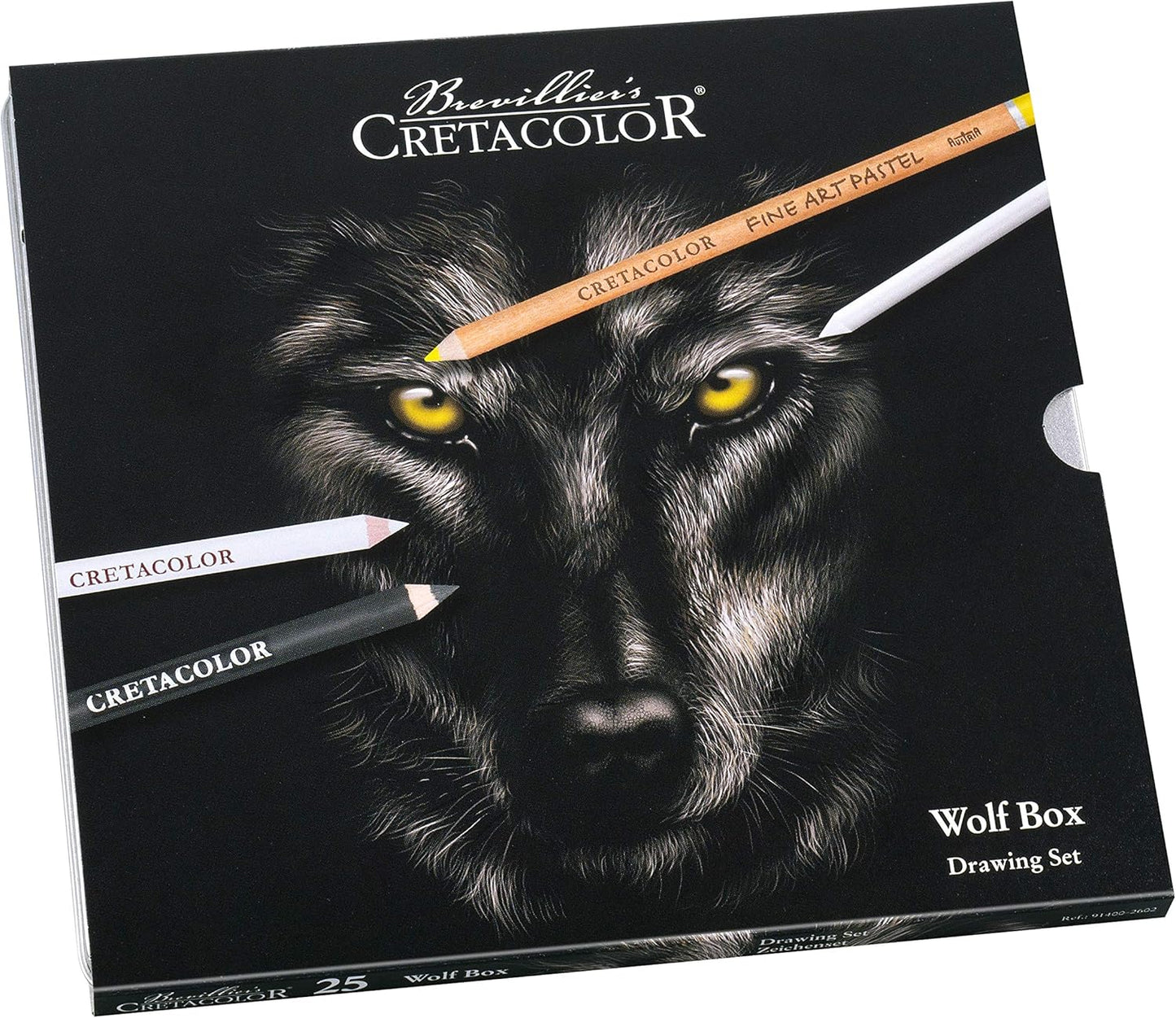 Wolf Box Schwarz-Weiss Zeichen Set, 25-teilig