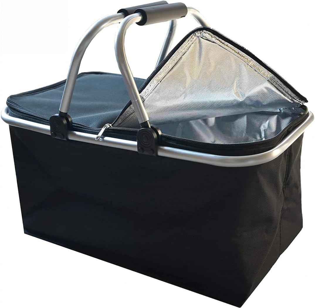 Isolierte Kühltasche, Schwarz