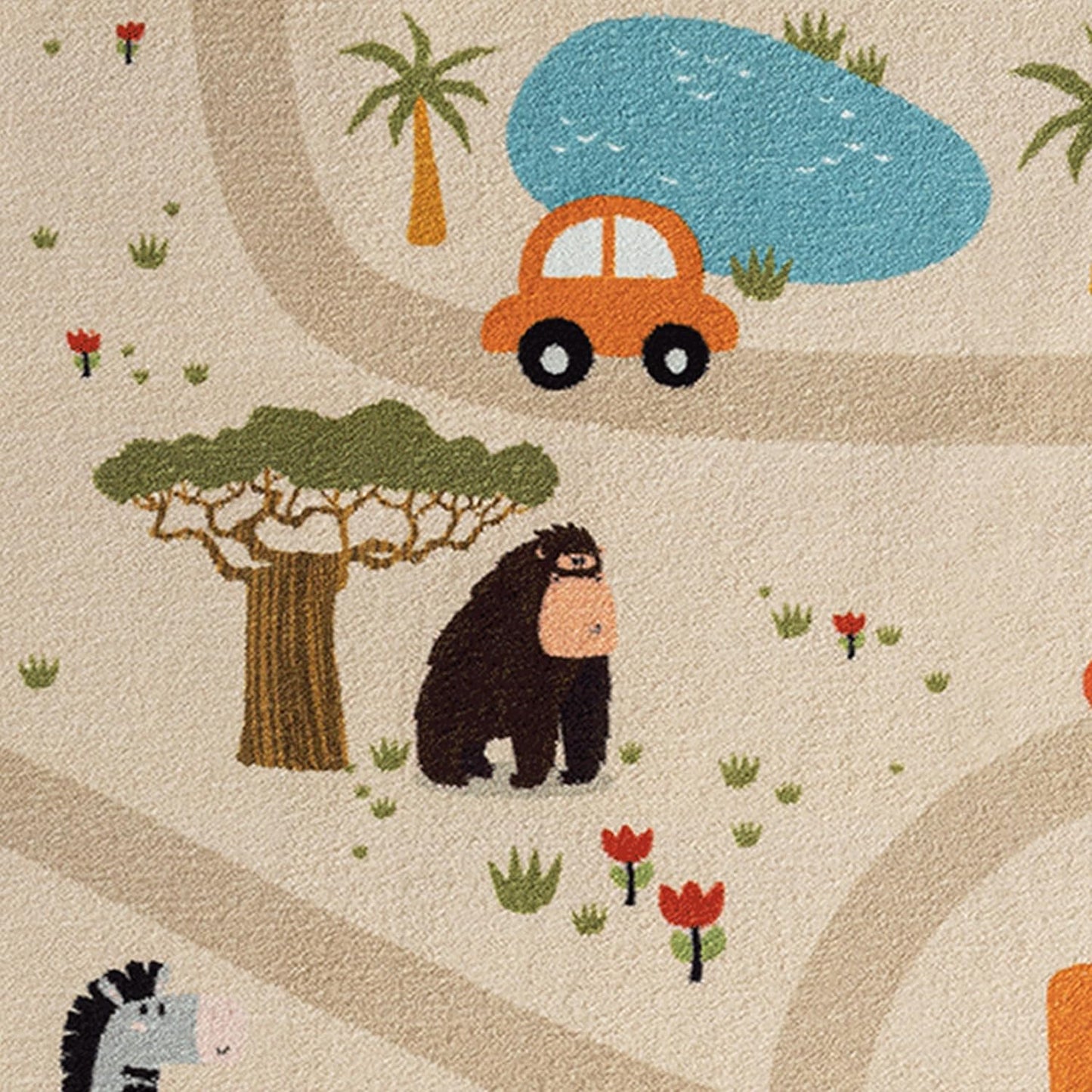 Spielteppich Safari, 80 x 150 cm (Läufer) Safari Beige