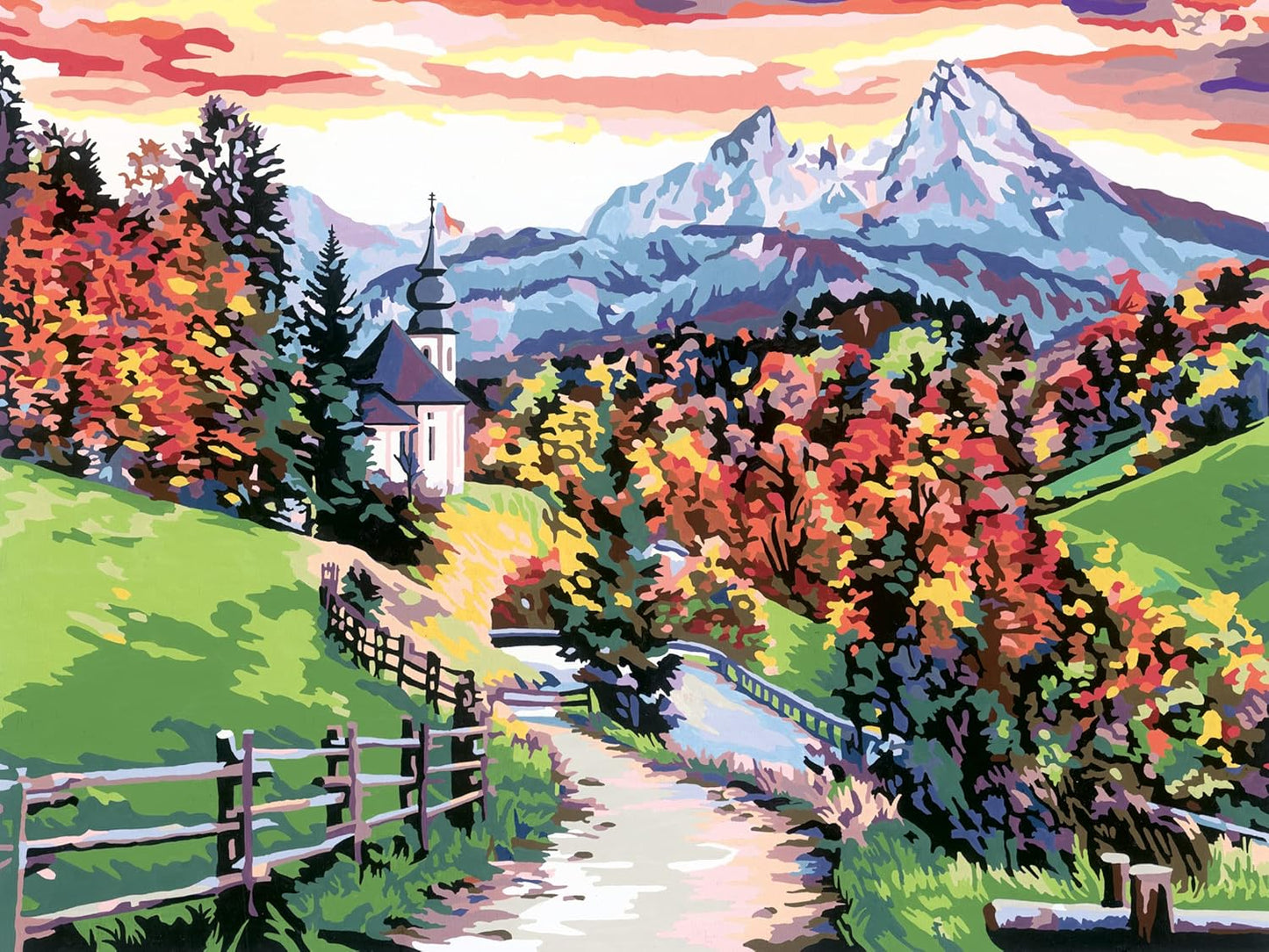 CreArt Beautiful Bavaria Malen nach Zahlen, Neue Version
