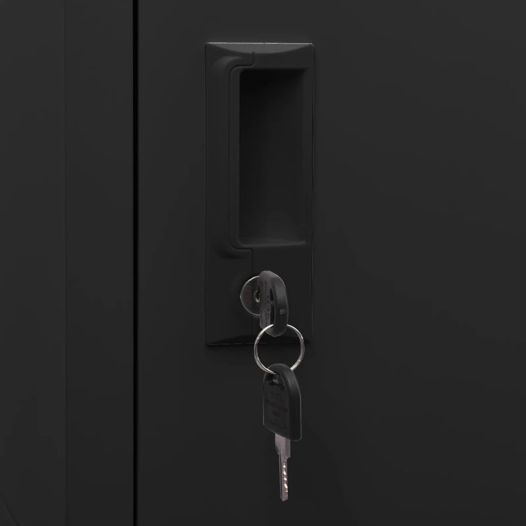 Sattelschrank für Reitzubehör, 53 x 53 x 140 cm Anthrazit
