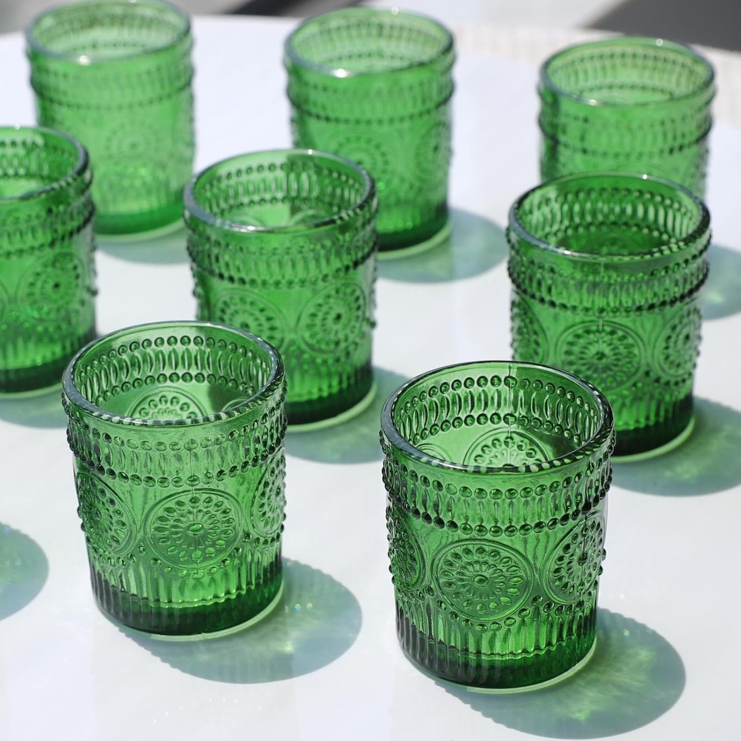 Teelichthalter-Set (12 Stück), Grün