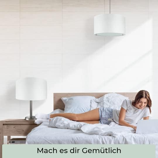 Lampenschirm, Weiss Ø35cm | Höhe 22,5cm