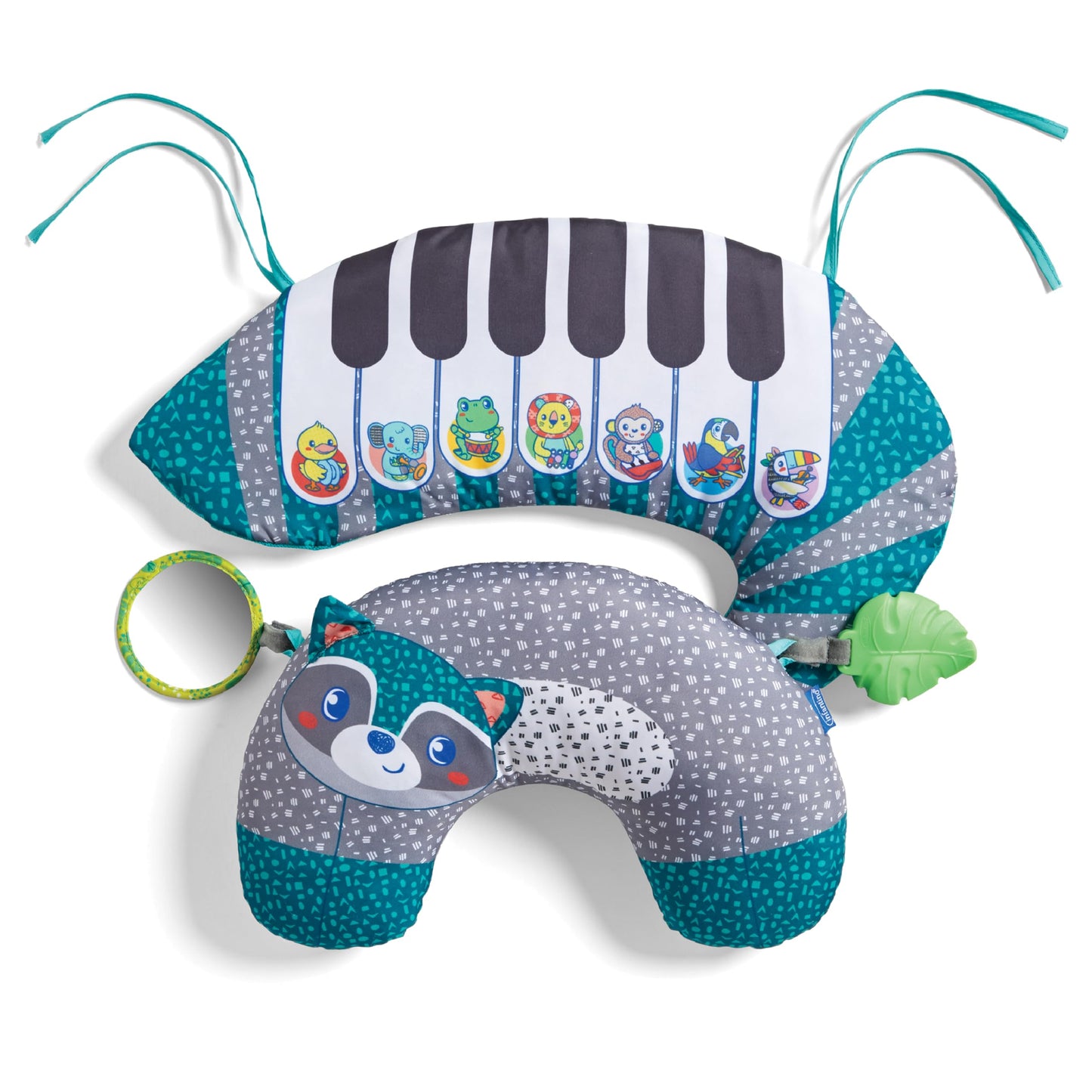 3-in-1 Tummy Time Kissen & Piano für Babys