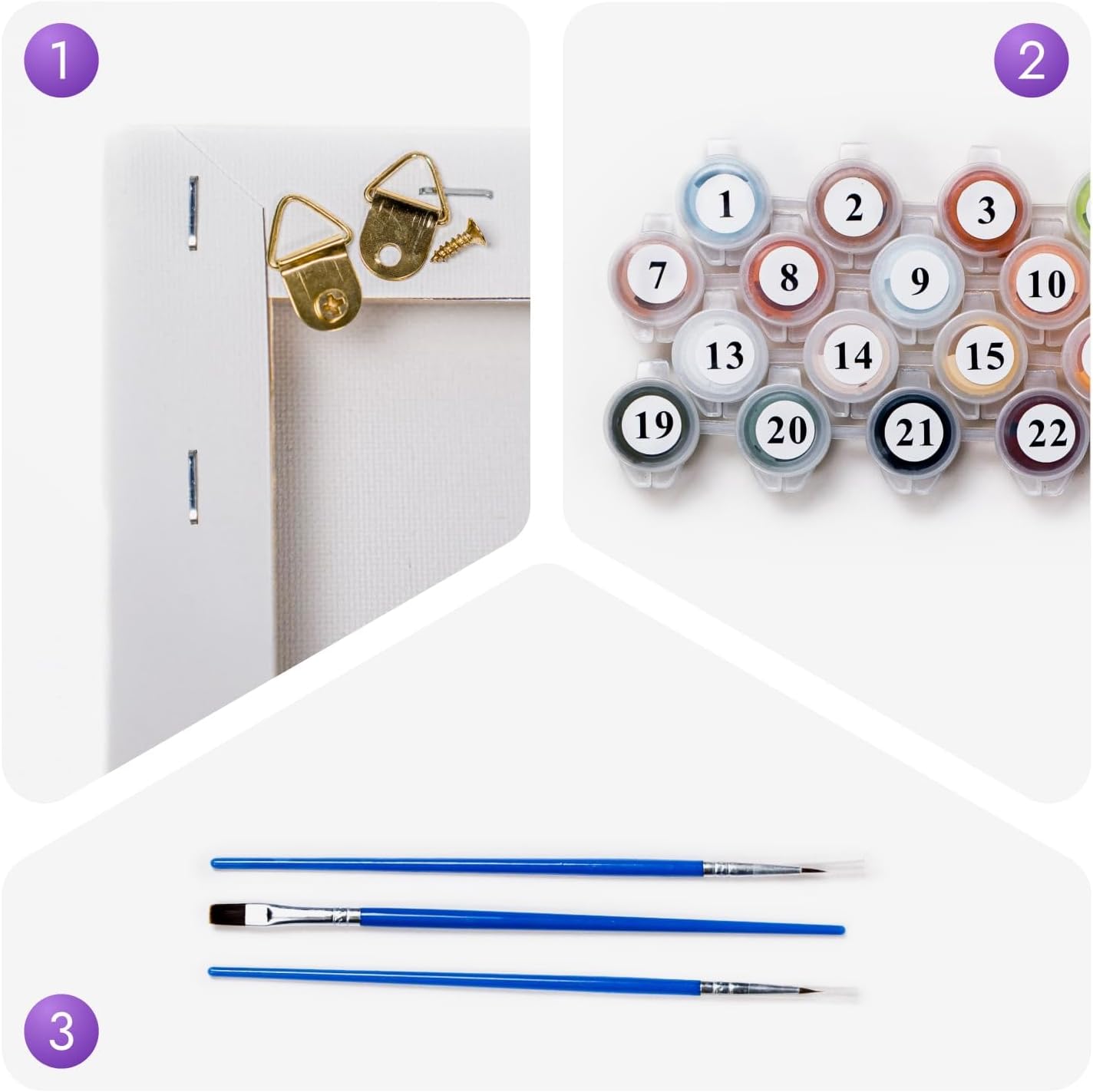 Malen nach Zahlen Forststrasse, Forststraße Mit Rahmen